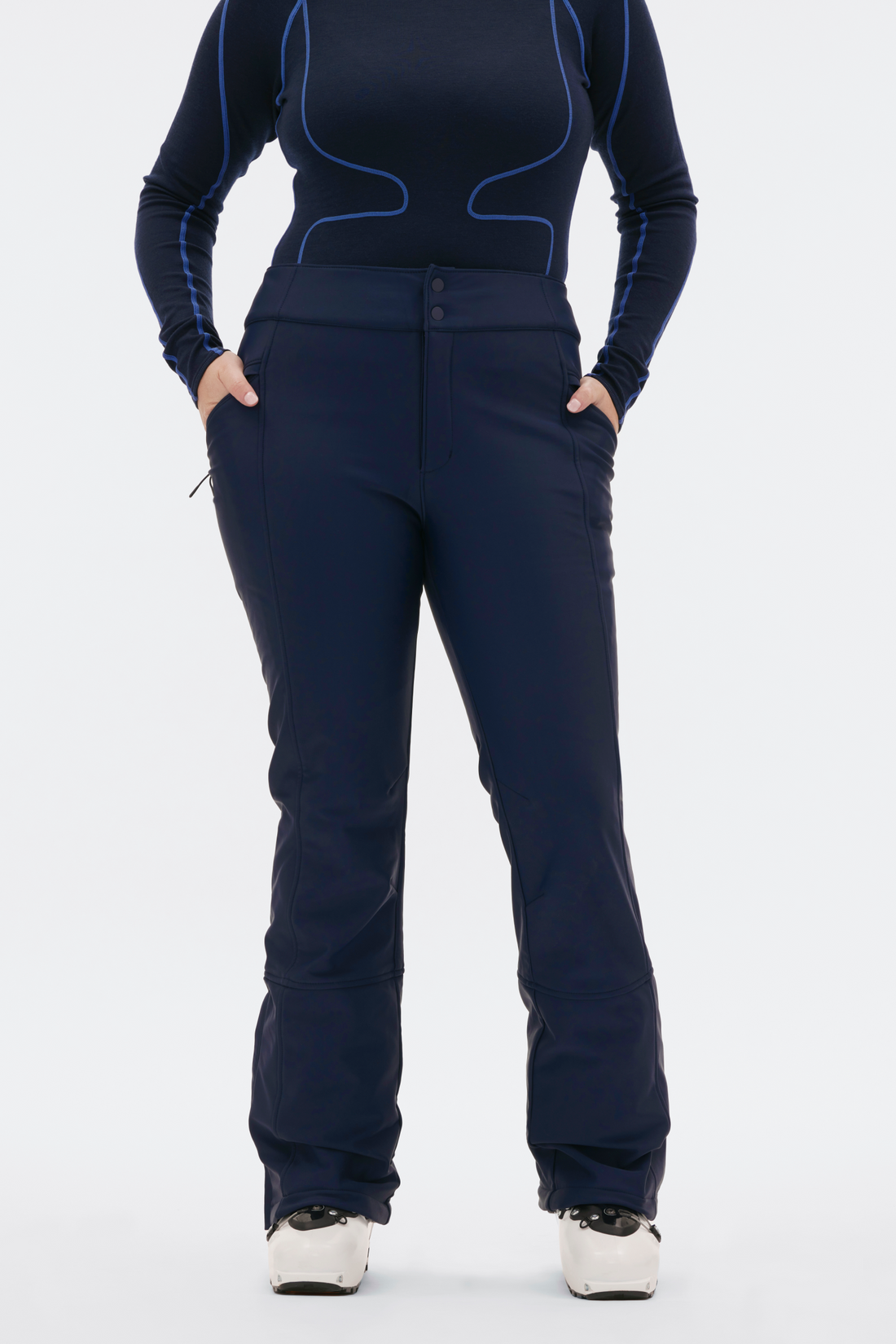 Pre-Loved Emma Soft Shell Pant Navy - Retail