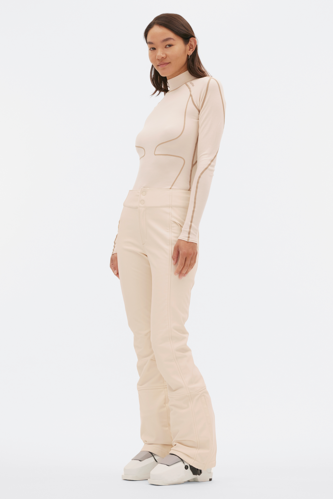 Pre-Loved Emma Soft Shell Pant Oat Milk