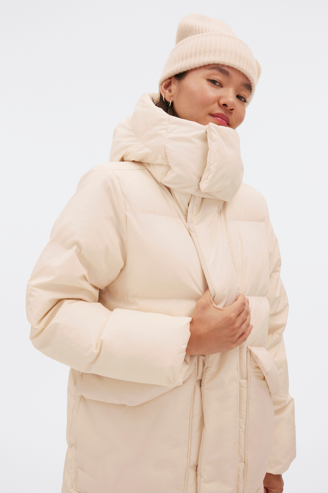 Pre-Loved Wheeler Parka Oat Milk