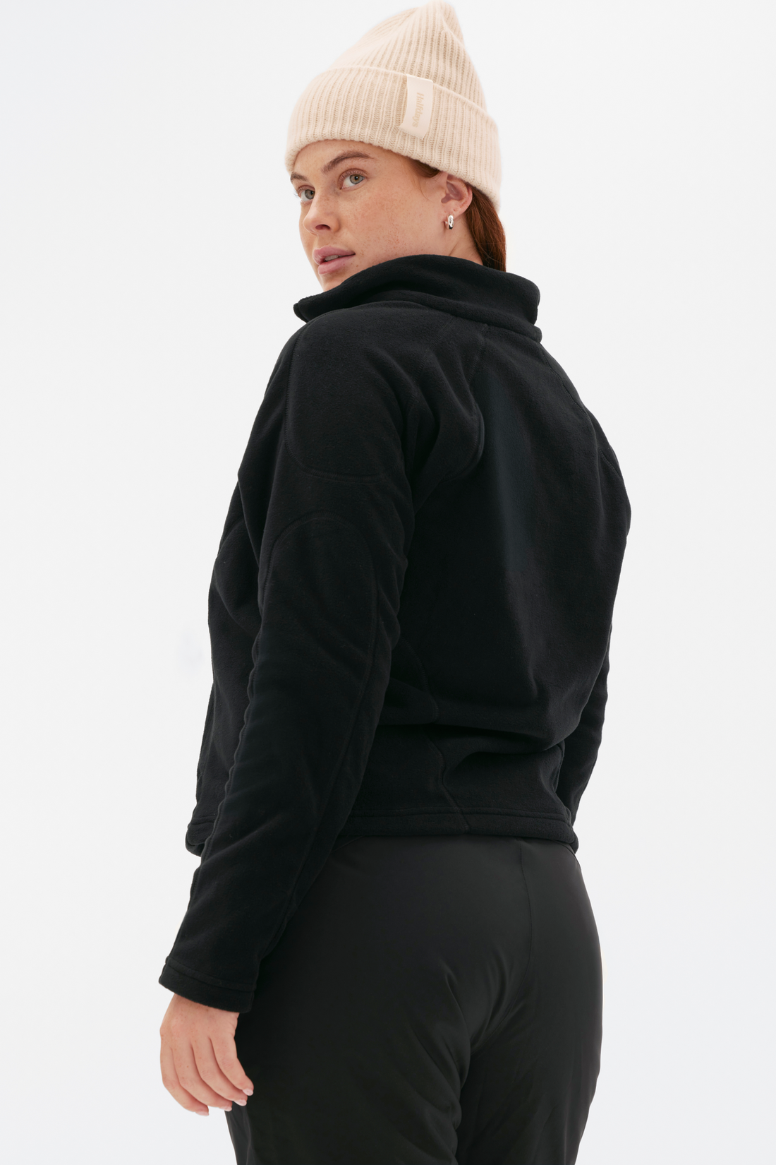 Bonnie Fleece Midlayer in Black