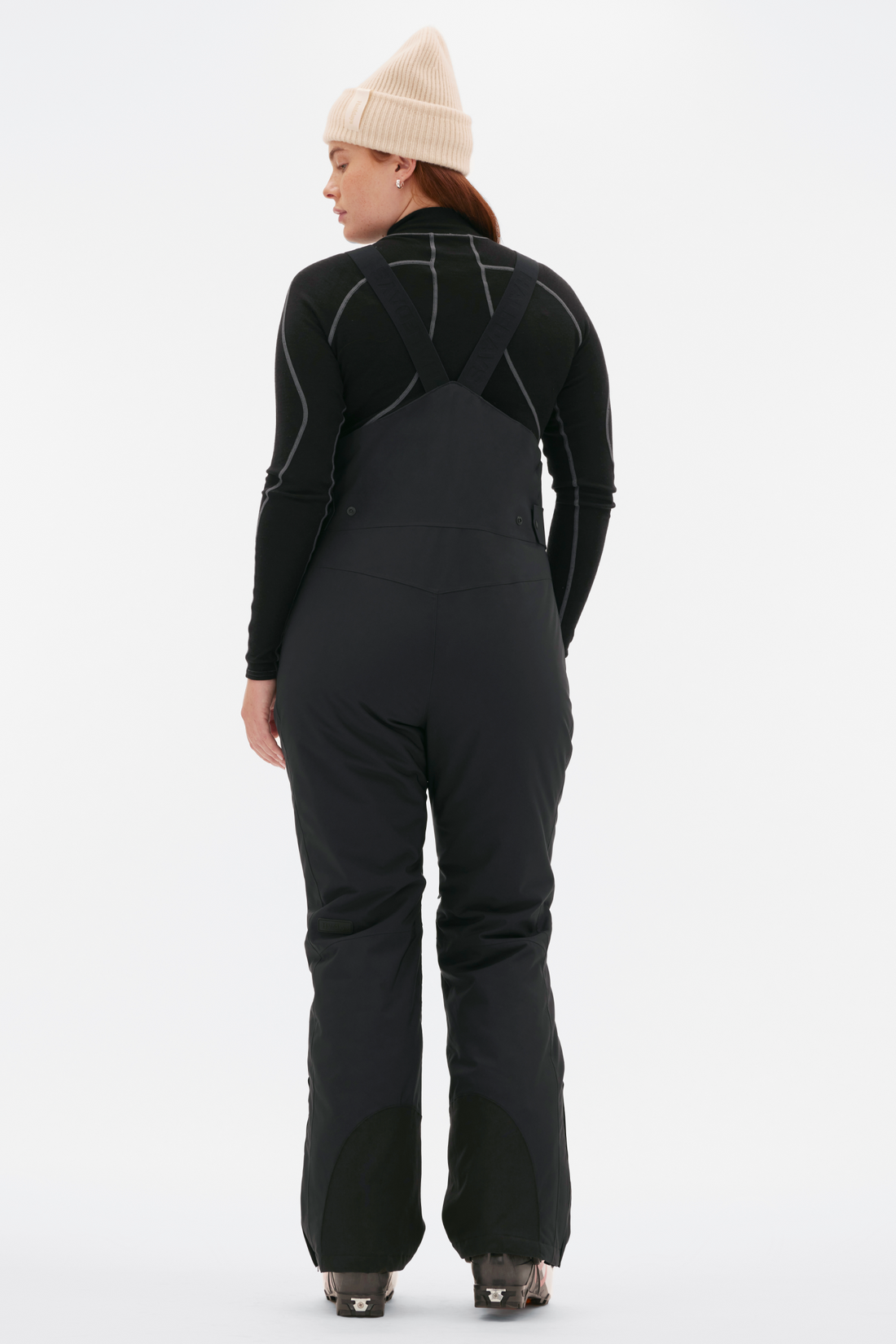 Carson Bib Pant in Black