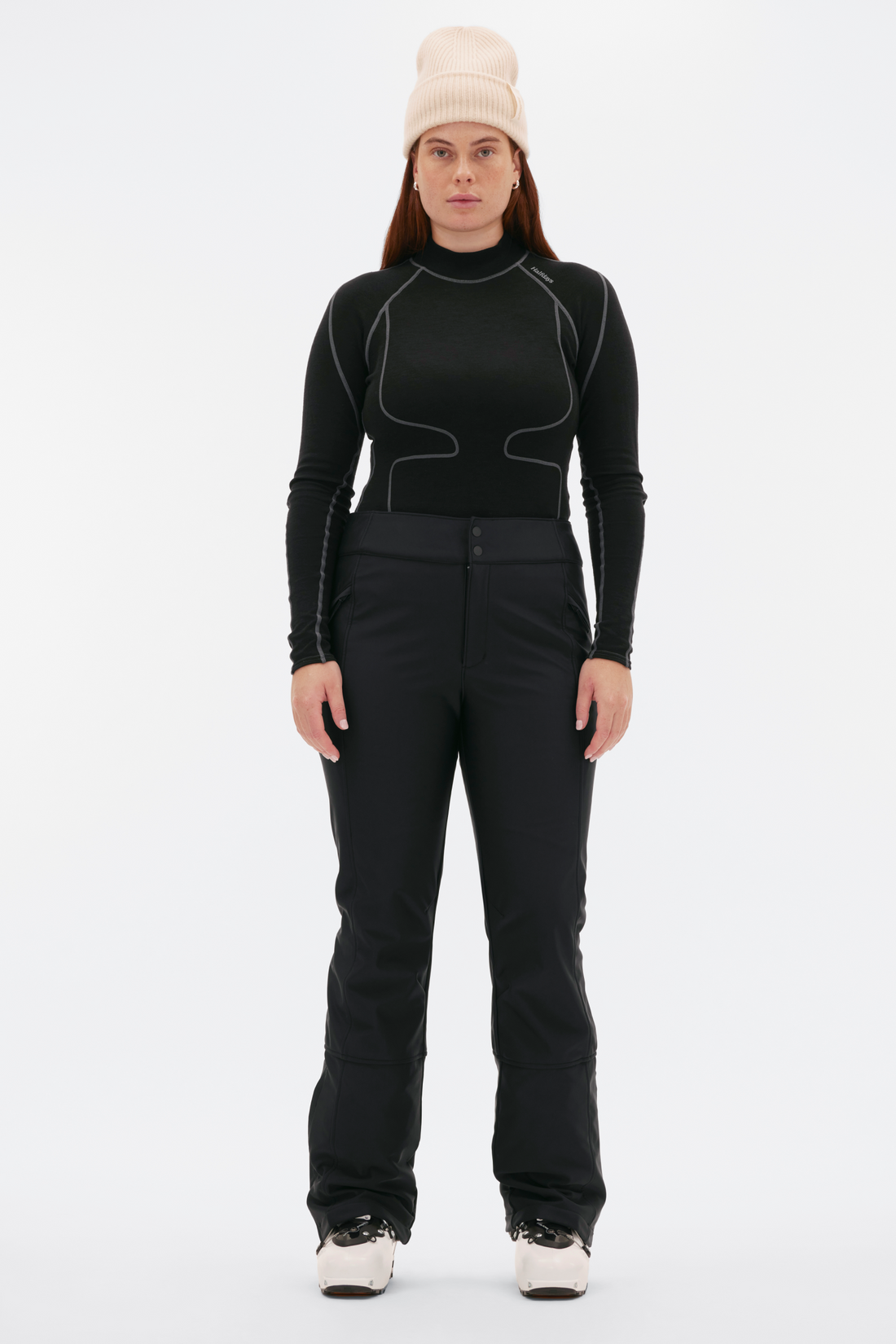 Emma Soft Shell Pant in Black