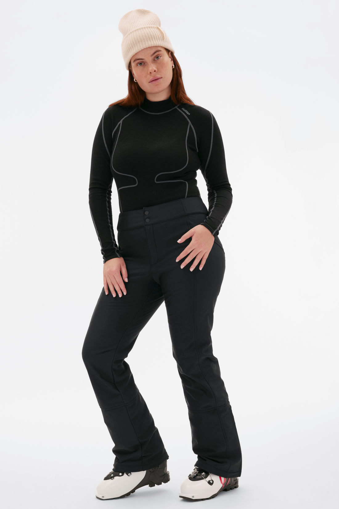 Emma Soft Shell Pant in Black