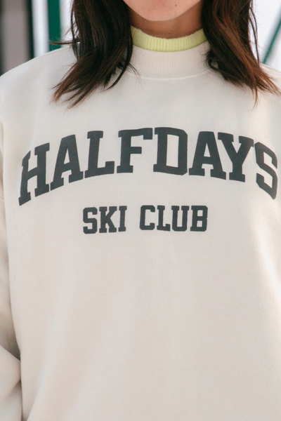 Halfdays Ski Club Crewneck - Halfdays